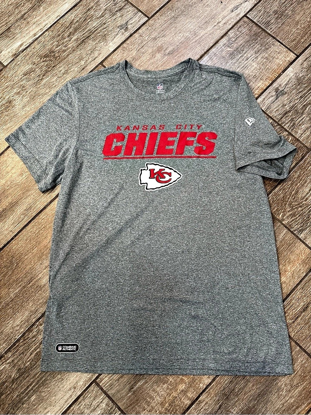 NFL brand Kansas City Chiefs New Era NFL Team Apparel Combine Authentic T-Shirt